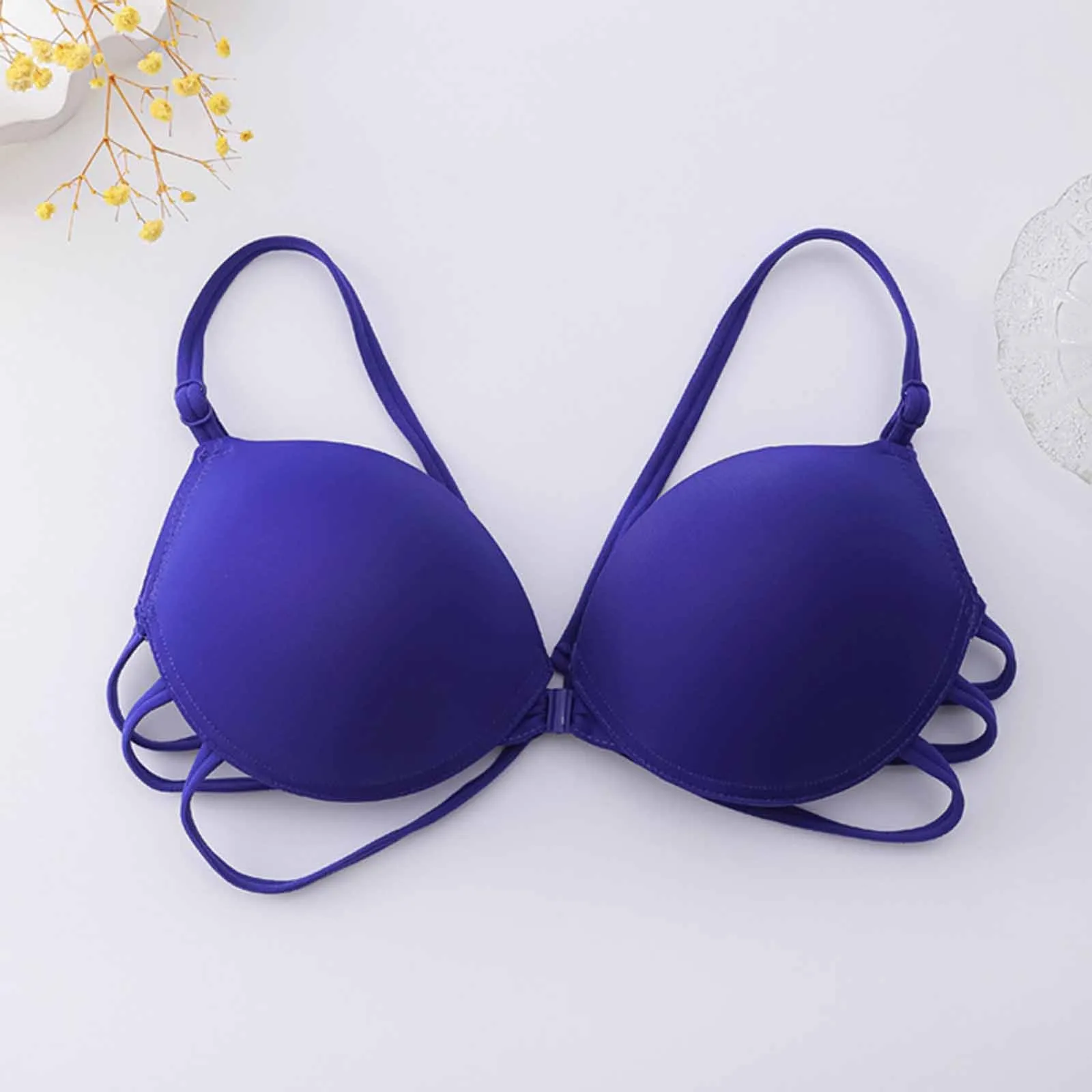 Women Bras Seamless Underwear Bra Push Up Bralette Wire Free Strap Brassiere Women\'S Wireless Lightly Lined Comfort Bra Everyday