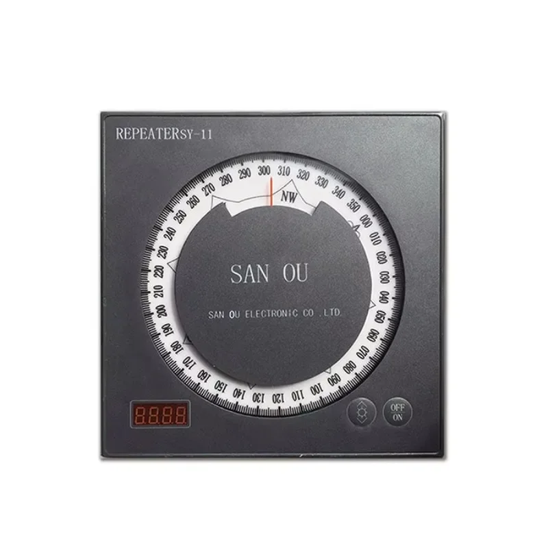 SZGCC Marine SY-II Marine NMEA 0183 Dial Digital Compass Heading Repeater Satellite Compass Display