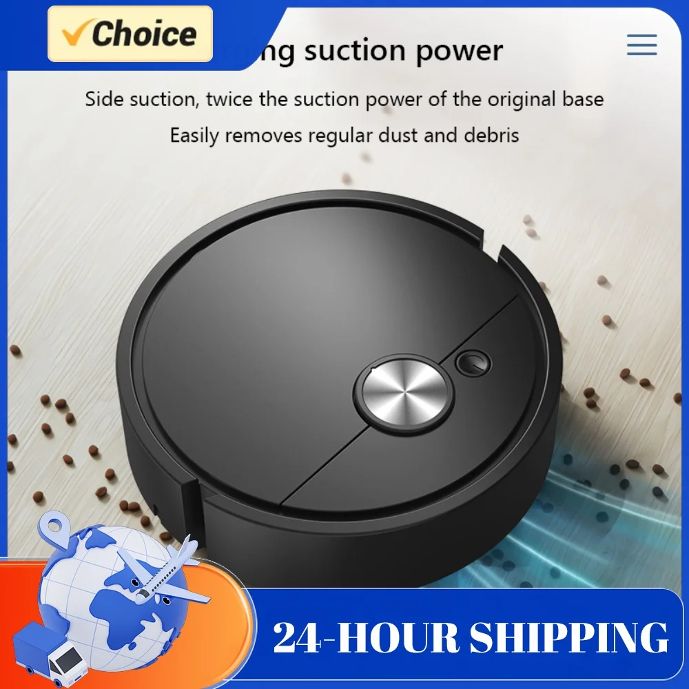 3 in 1 Sweeping Robot Vacuum Cleaner Mopping Smart Home USB Rechargeable Vacuum Mop Robot Sweep Floor Robot for Home Office