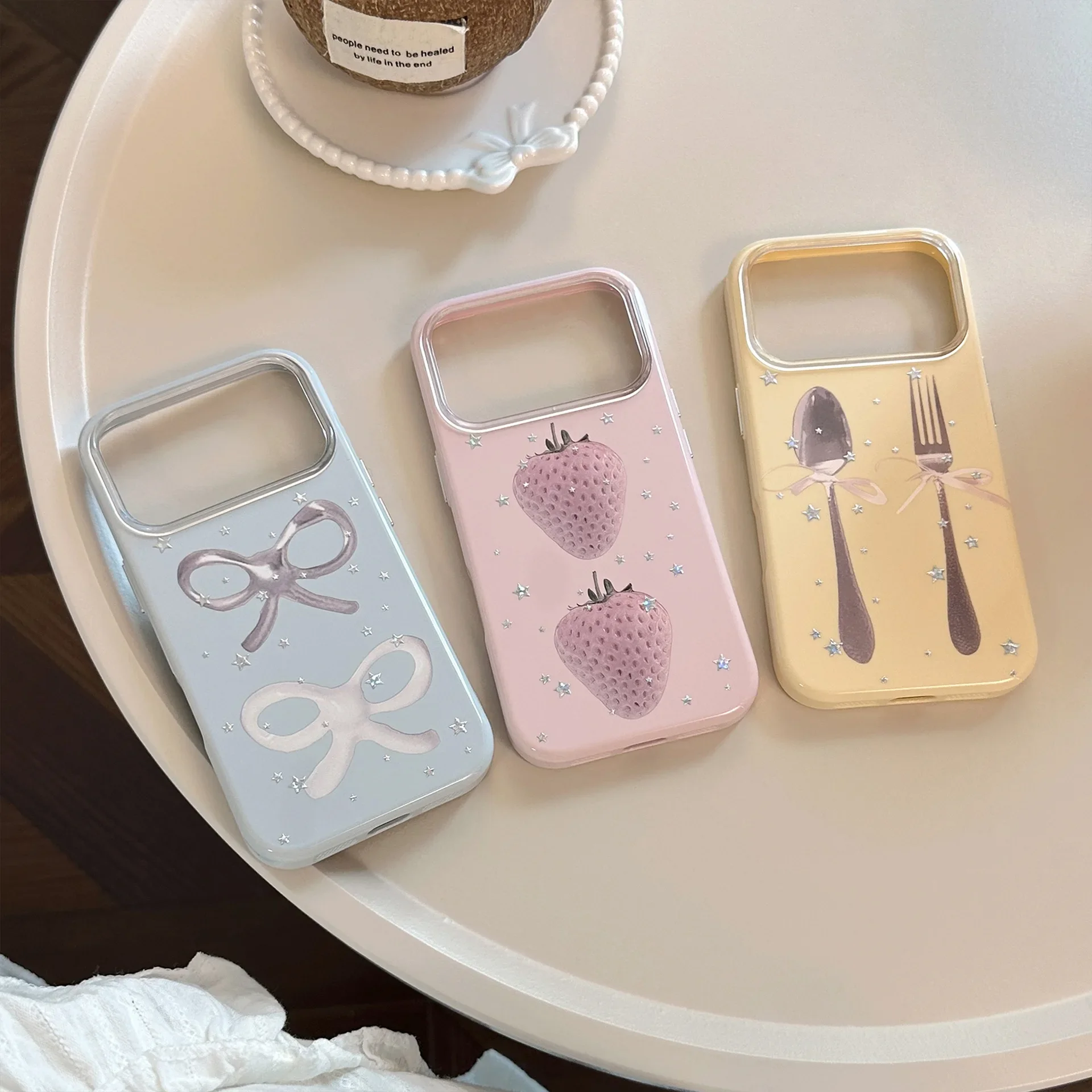 Luxury Luxury Candy Colors Sliver Stars illustration Pattern Phone Case for iPhone 18 17 16 15 14 13 12 Pro Max Shockproof Soft Cover - Aliexpress Deal