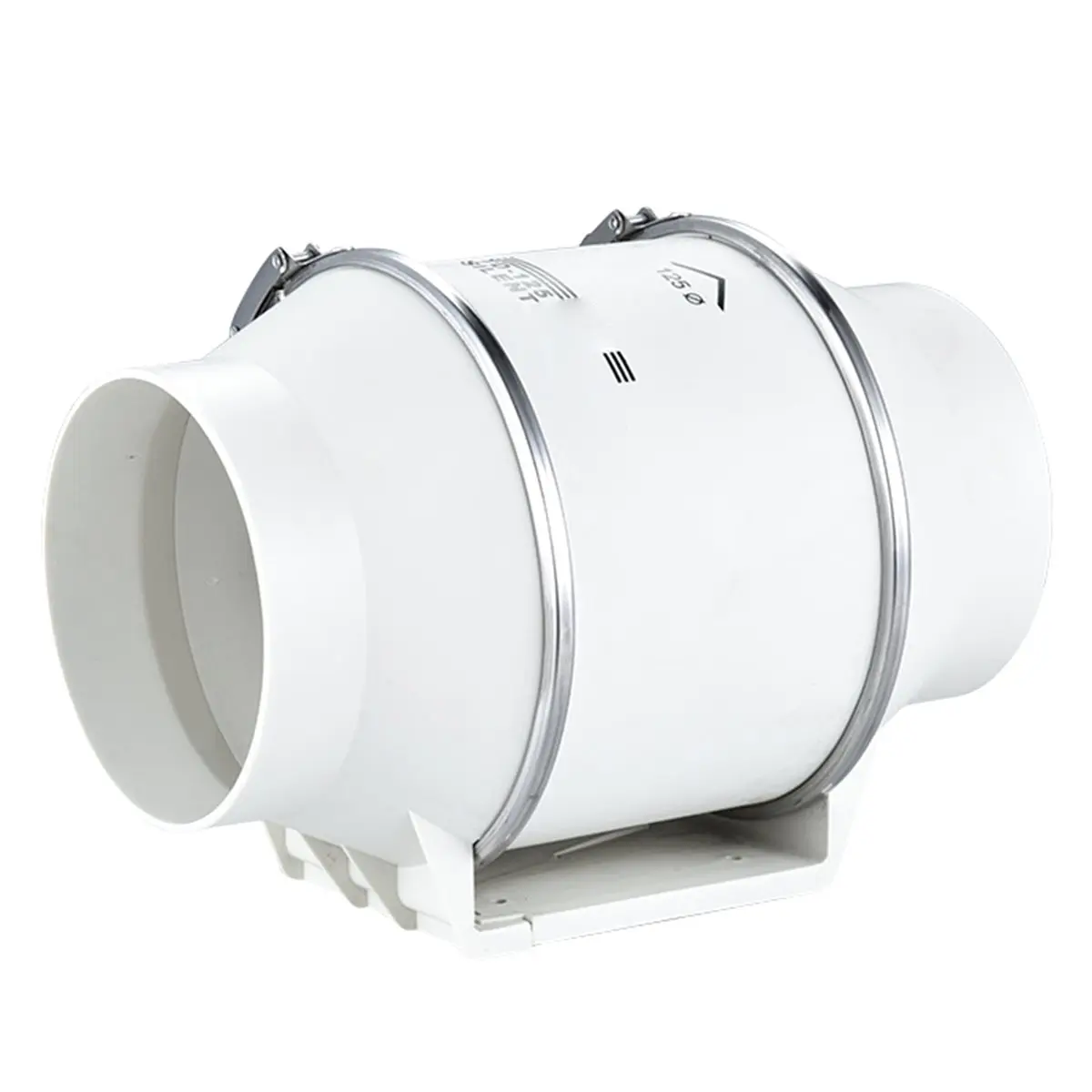 (N21R] 220V Exhaust Fans Home Inline Pipe Duct Fan Bathroom Extractor Ventilation Kitchen Toilet Wall Clean Ventilator EU Plug