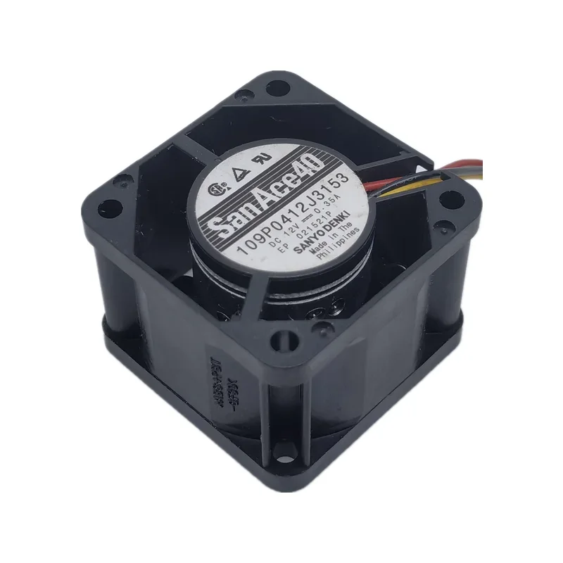 +New for  Sanyo 109P0412J3153 DC12V 0.35A 4028 4cm large air volume inverter cooling fan