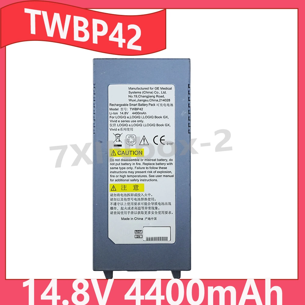 TWBP42 14.8V 4400mAh Replacement Battery For GE LOGIQ e LOGIQ i LOGIQ Book GX Vivid e Ultrasound
