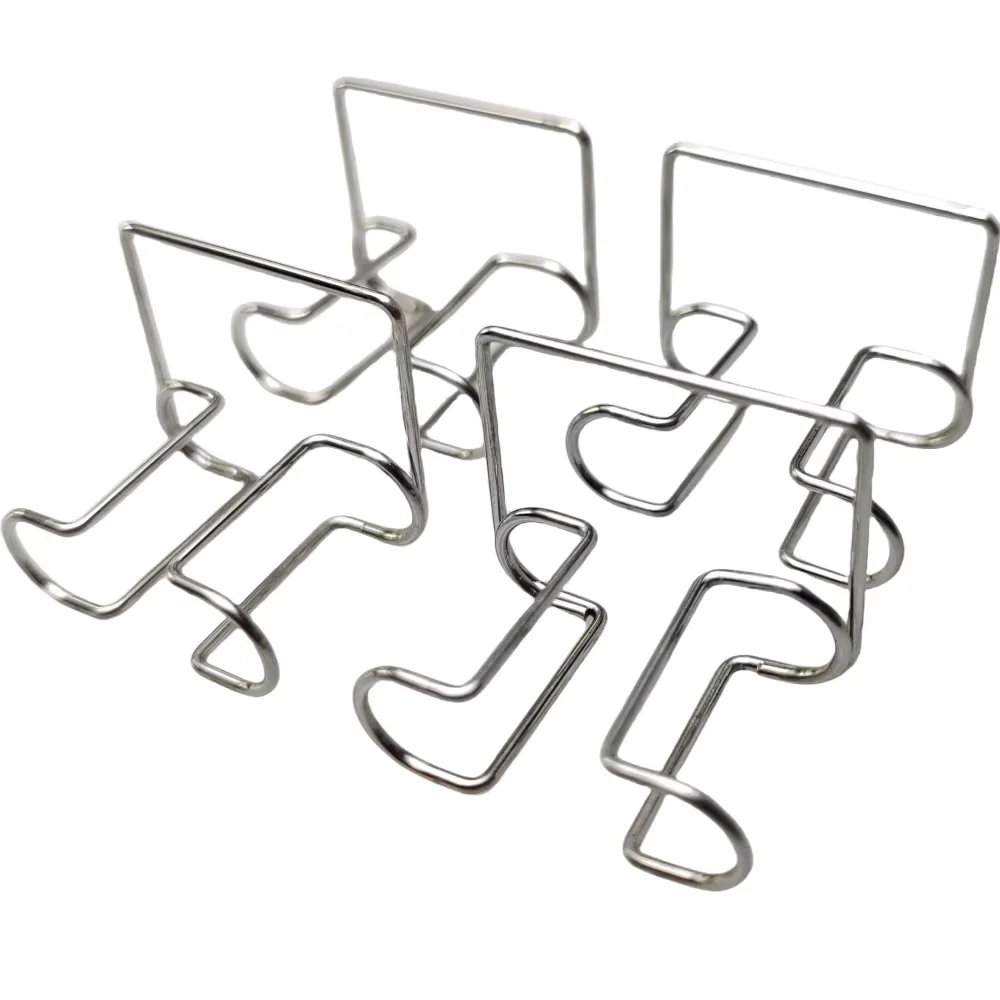 4PCS 스테인리스 스틸 치과용 면봉 클립 - 치과 클리닉, 교정 절차 및 실험실용 고압 살균 가능 홀더