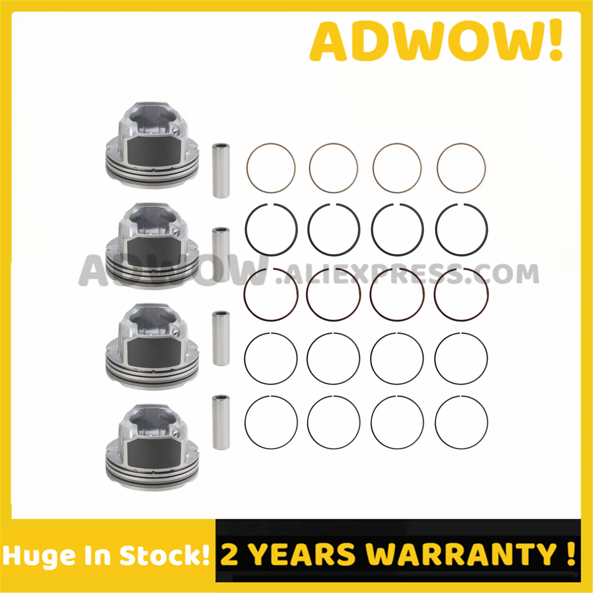 

New D4FE STD Engine Piston Set For HYUNDAI Kia Tucson Sportage 1.6 CRDi 2006-2024 23041-2U900 230412U900