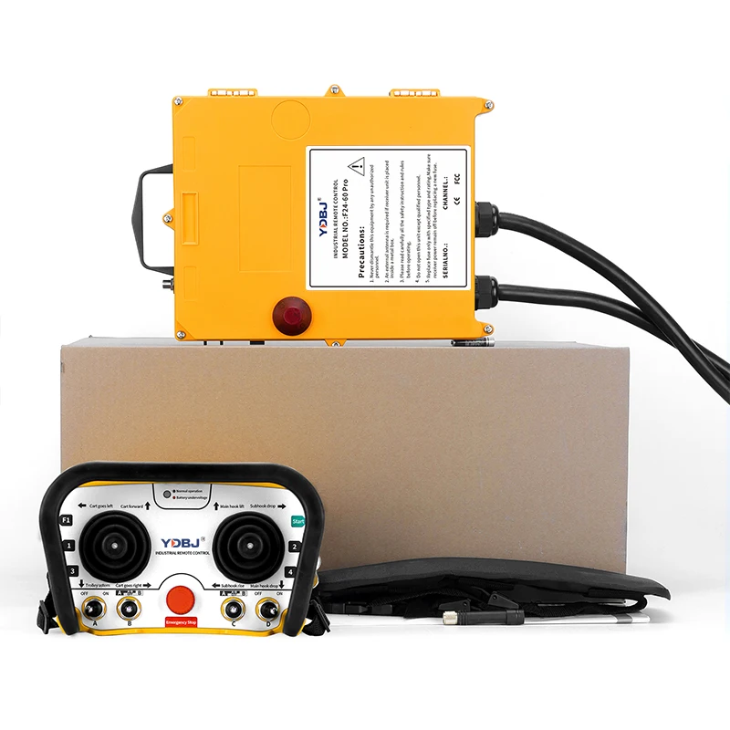 

F24-60 Pro Waterproof Anti-Shock Remote Control 315/433MHz Frequency for Metal & Plastic Materials for Crane Use