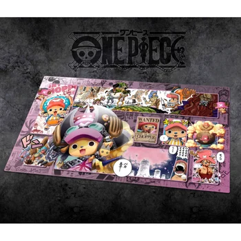 60*35cm 動畫海盜王 OPCG 遊戲卡墊漫畫系列 新四皇 師父一體 香庫斯 巴基 路飛 喬巴 收藏玩具 12 最佳銷售 一件式摩托車 - №8