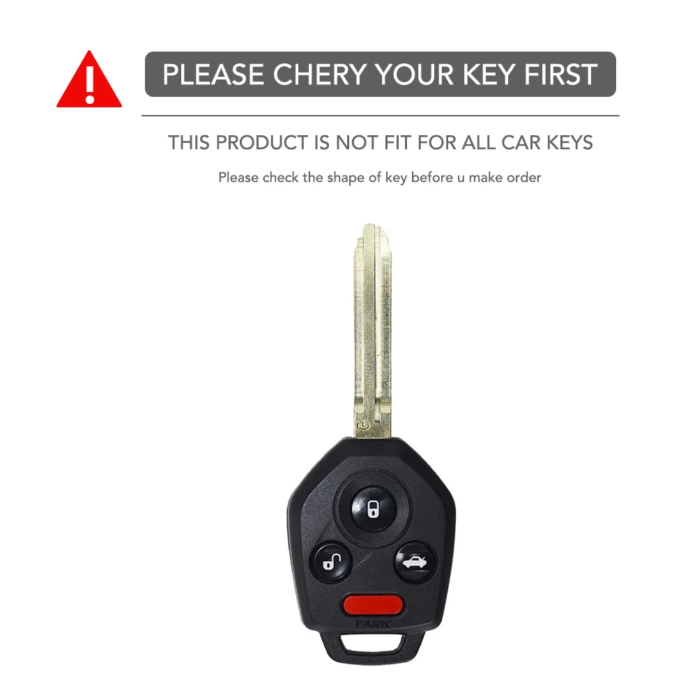 silicone key cover for Subaru Imprezza Outback Legacy forester STi WRX XV Crosstrek Tribeca car key case holder protection
