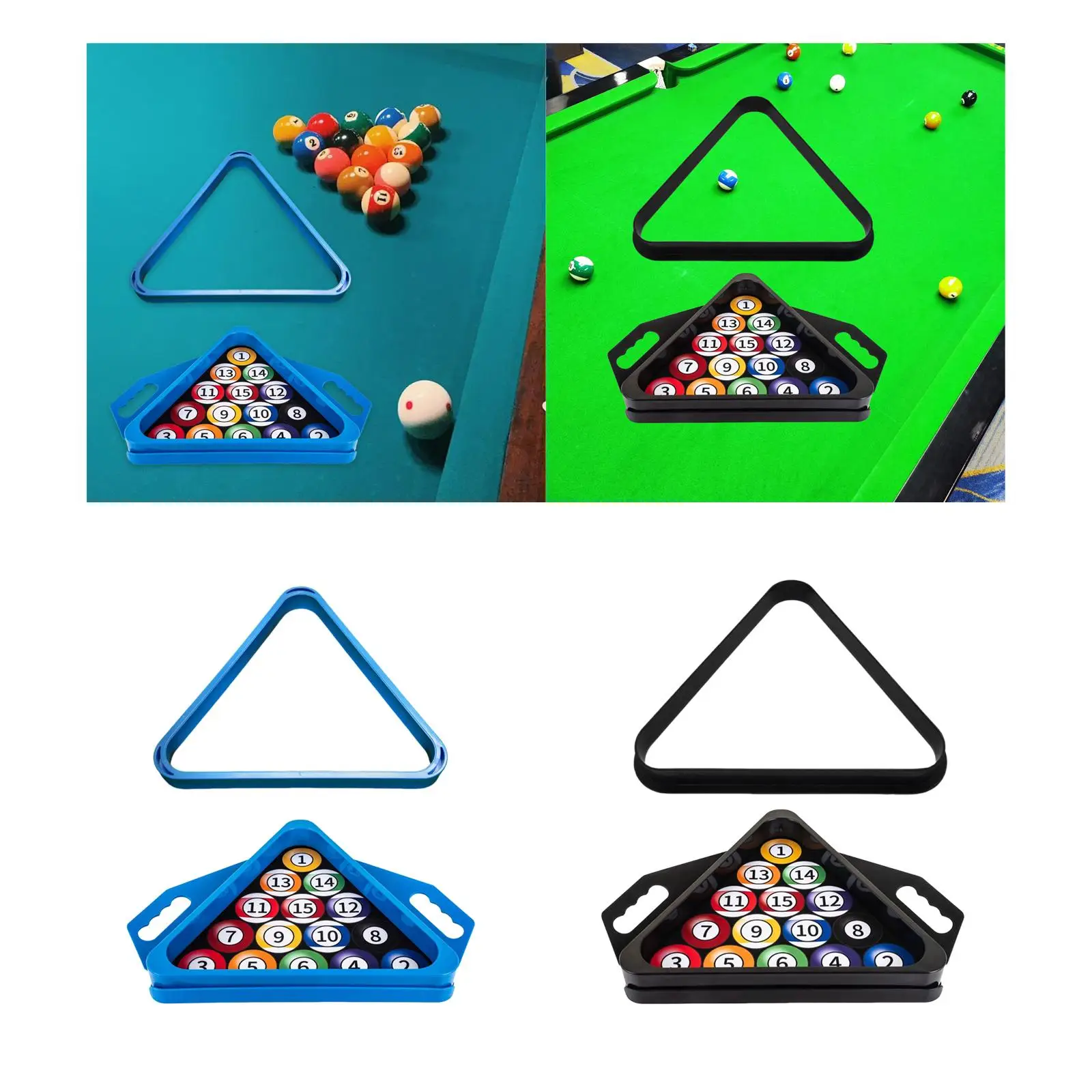 

Бильярдная треугольная стойка для начинающих, легкая рама, стол, стойка для бильярдных мячей, держатель для мячей для игр, снукера, бильярдный стол, домашний спорт