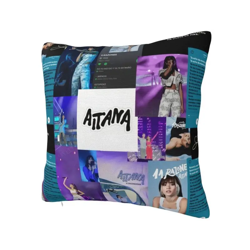 Custom Beauty Aitanas Modern Throw Pillow Covers Home Decorative Spanish Singer Chair Cushion