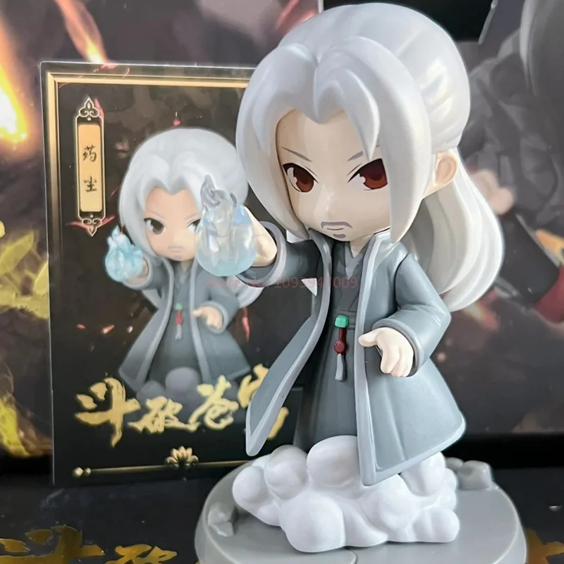 Battle Through the Heavens Actionfigur Blind Box Puppe Xiao Yan Cai Lin Figur Xiao Xun Er Modell Ornament Anime Collection Geschenk