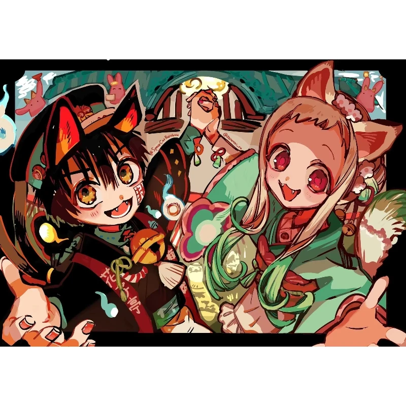 500/1000/1200/2000PCS Puzzle Toilet-Bound Hanako-kun Anime Jigsaw Modern Home Decor Family Interactive Gift Holiday Gifts