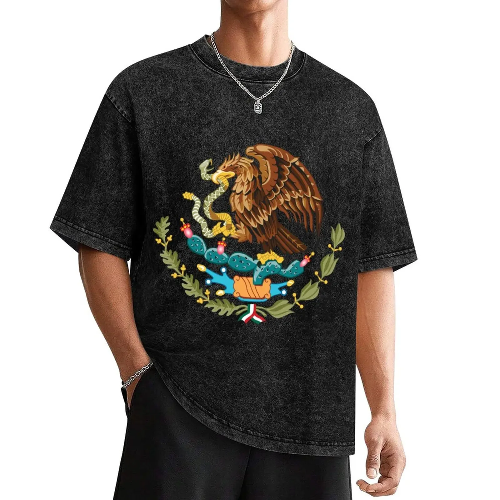 Escudo Mexicano T-Shirt man t shirt graphic shirts t shirts for men pack