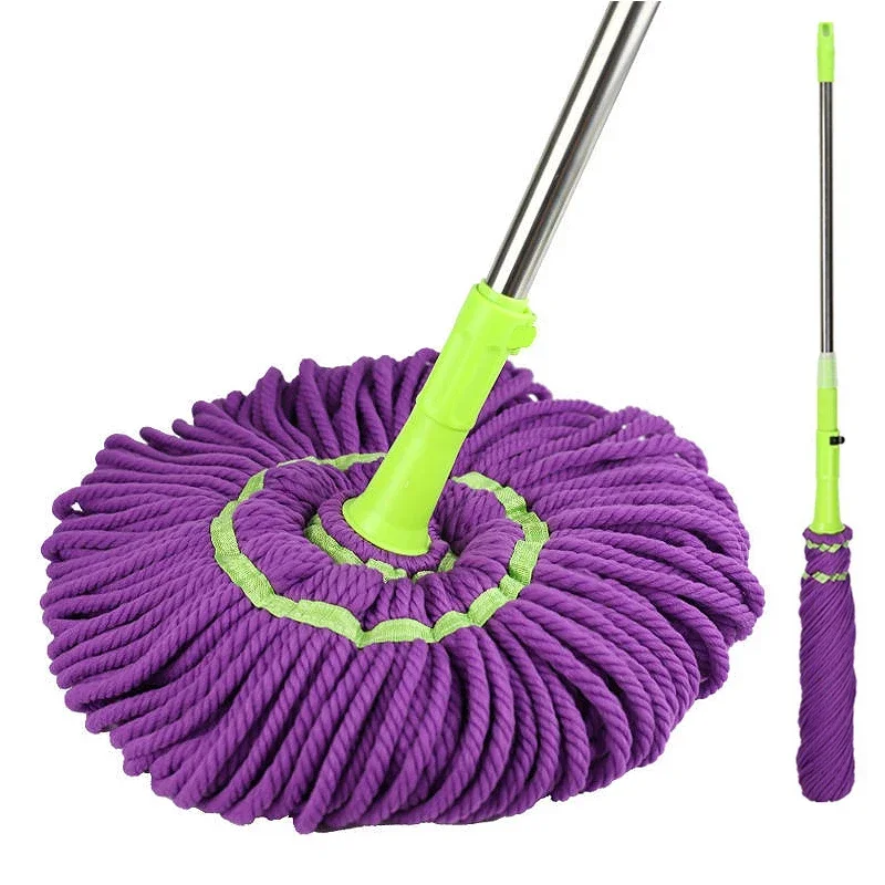 Easy Self Wringing Twist Mop,Microfiber Squeeze Mop,Replacement Mop Head,Dry & Wet Mop For Hardwood,Tile & Floor Cleaning