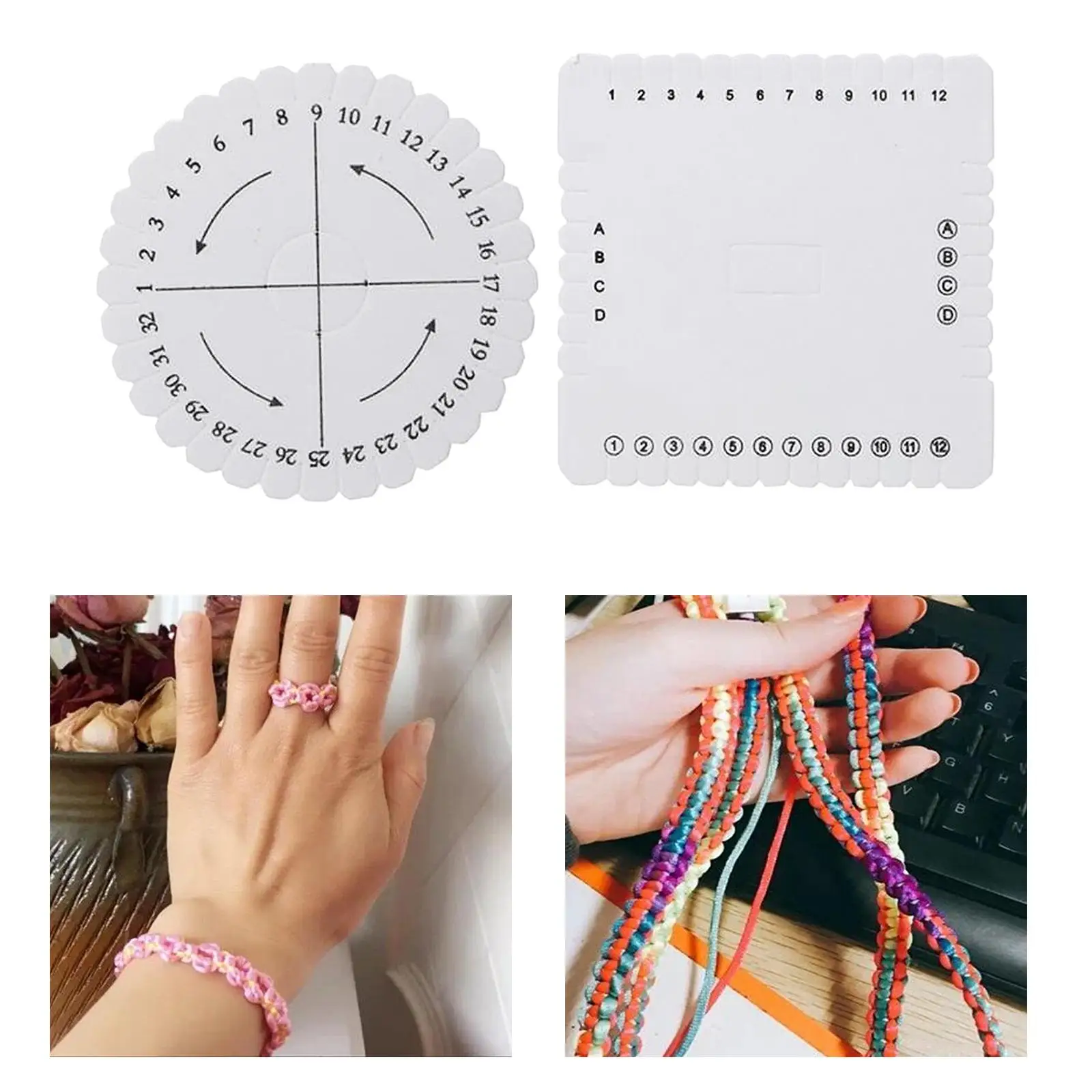 Kumihimo Disc Braiding Edges Flat Braided Braided Disc Cable
