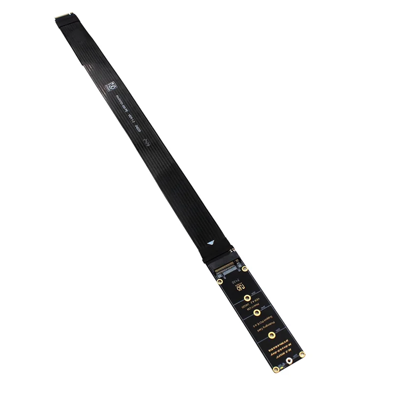 M.2 Nvme SSD Extension Cable Pcie 4.0 X4 M-Key High-Speed Data Transfer Flexible Extender For M.2 NGFF SSD B