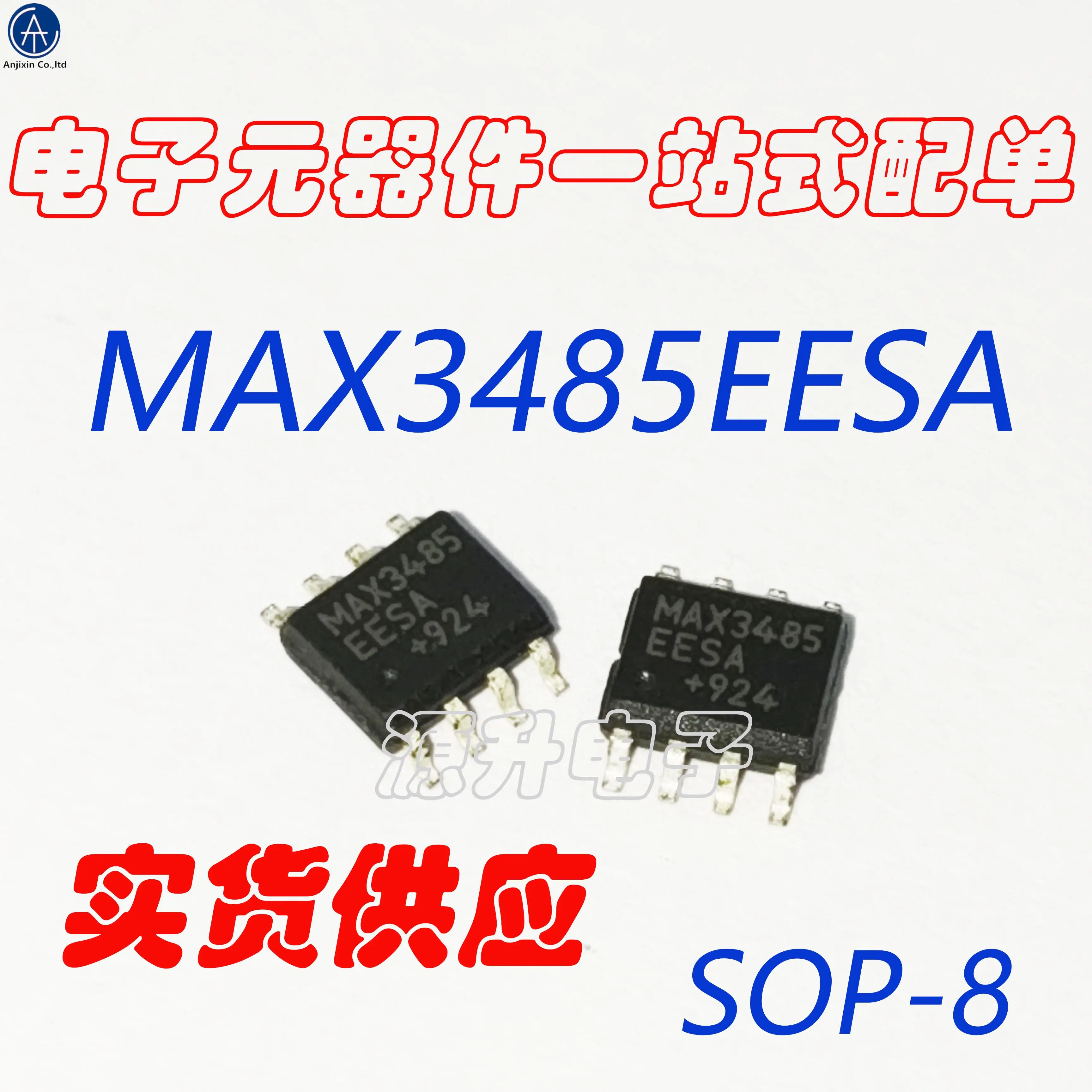 10 peças 100% original novo max3485eesa +/max3485eesa/max3485 smd sop8