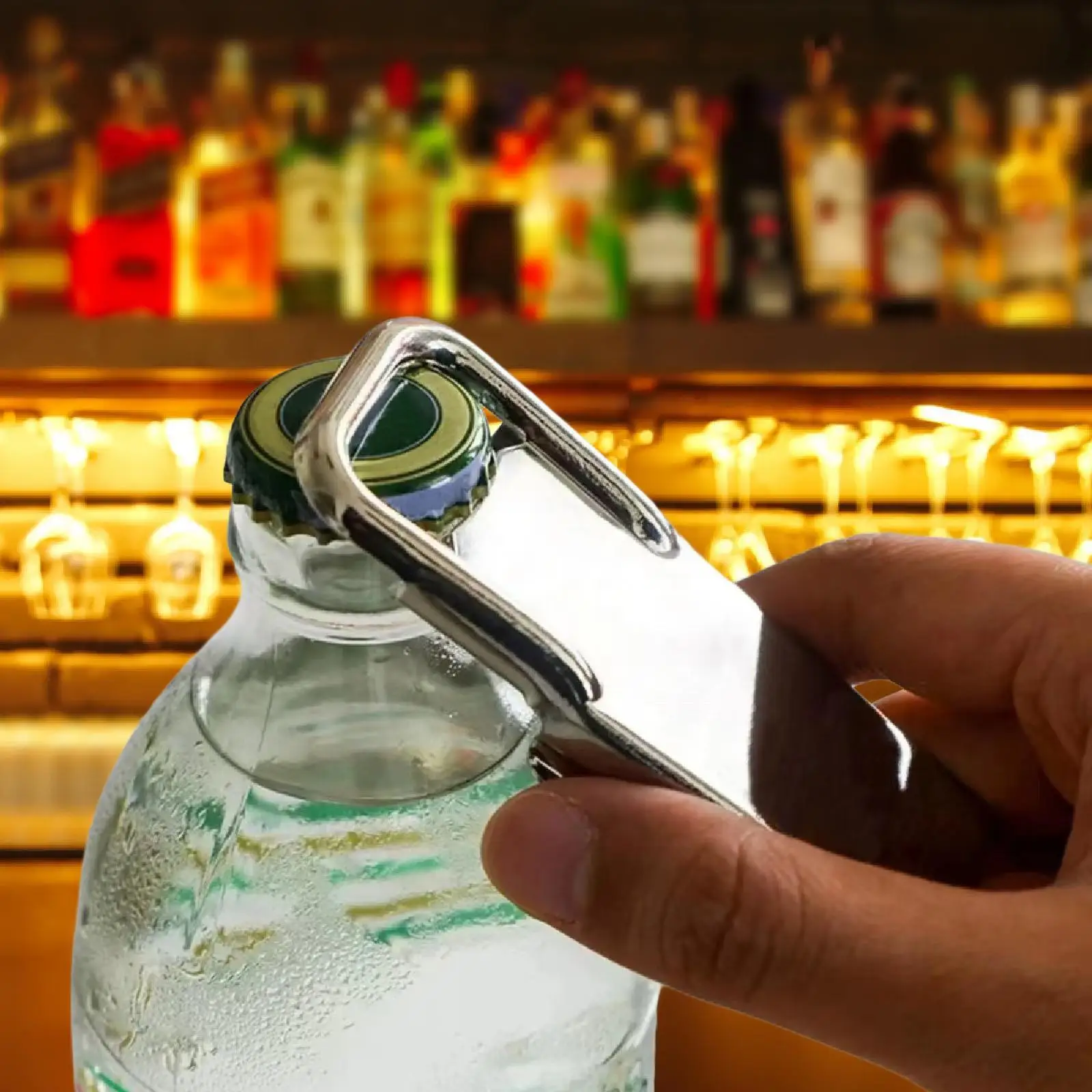 Bottle Opener Easy to Use Bartender Use Tool Unique Novelty Foldable Beer Bottles Opener for Hotel Picnic Party KTV Camping