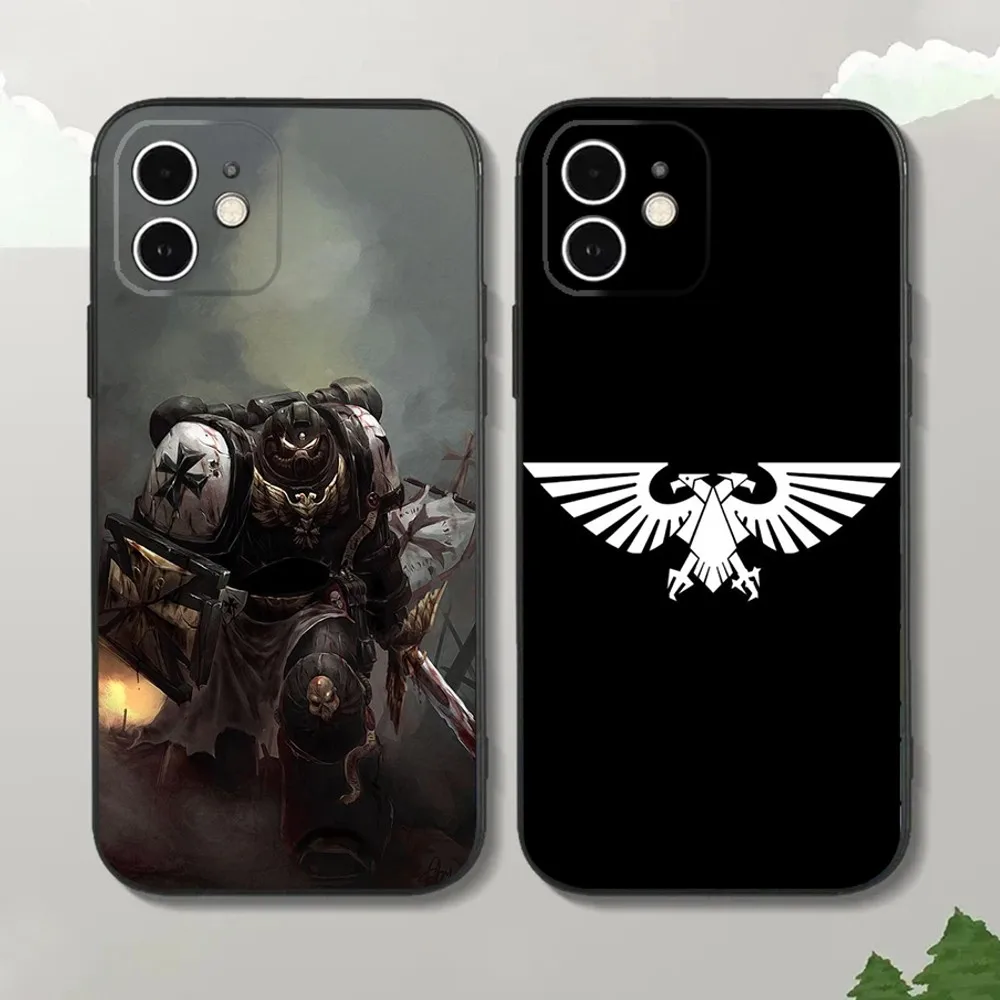 

Game W-warhammers-S 40k Phone Case For iPhone16,15,14,13,12 Mini 11 Pro XR,X,XS,MAX 7,8 Plus Silicone Cover Soft Black