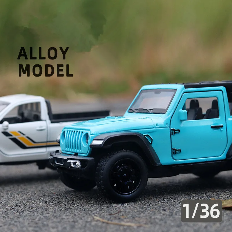 1: 36 alloy pull back pickup truck model,quality off-road car toys,simulated children's toys,wholesale