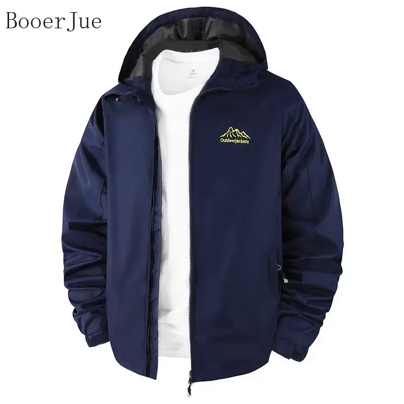 Men's Casual Fishing Jacket Windproof Waterproof Anti-Static Outdoor Hiking Sports Coat Running Hunting Cycling Camping Climbing