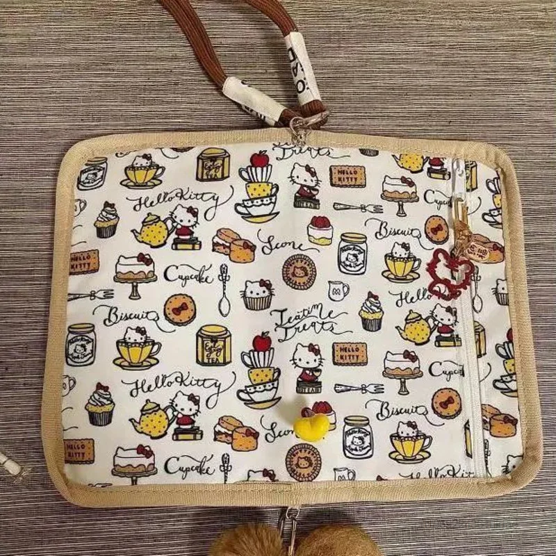 Sanrio Hello Kitty borse carine piccola borsa portaoggetti Account libri portafoglio per carte di credito donna uomo multifunzionale Mini borsa borse