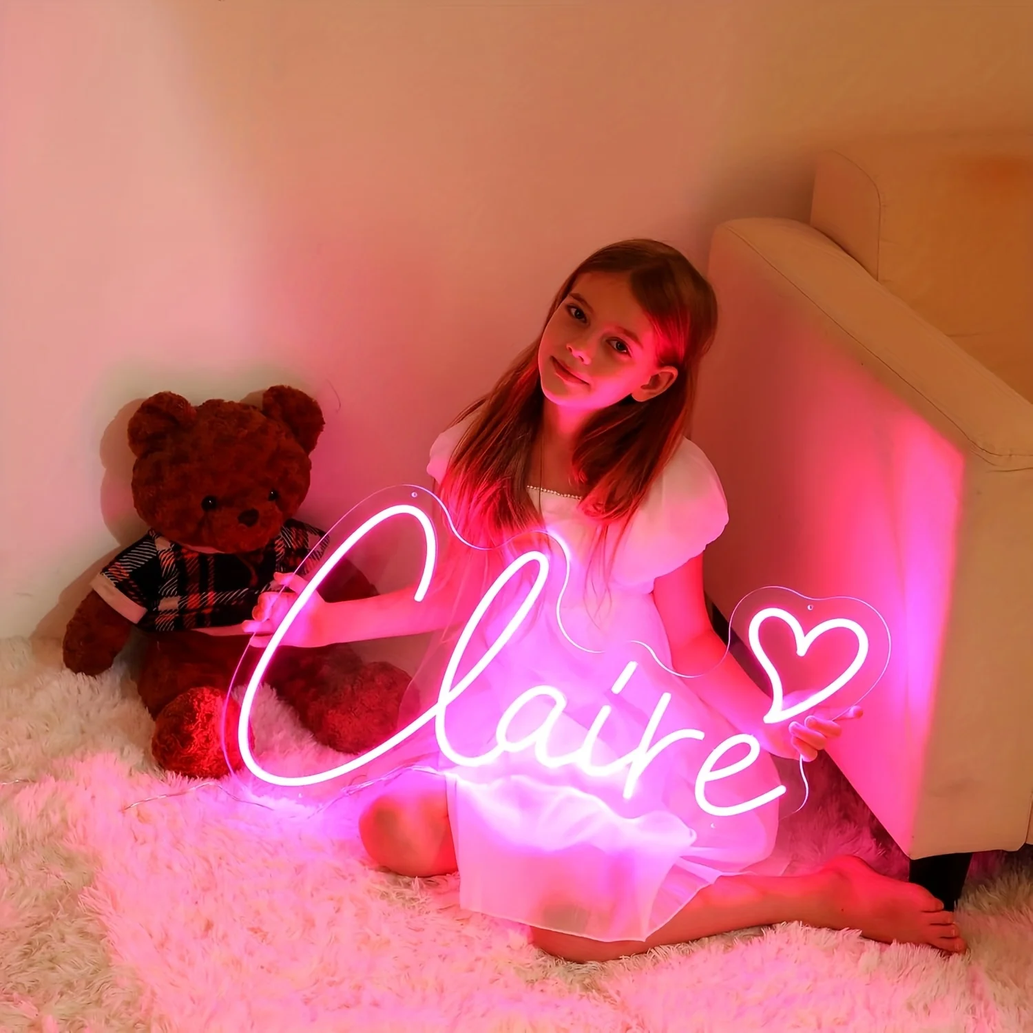 

Custom Neon Sign Personalized Name Sign Led Neon Night Light Birthday Gifts Room Bedroom Decoration Wall Wedding LED Neon Lamp