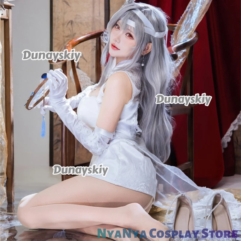 Modernia Cosplay ssiJuego DEA DEL VICTORY NIKKE Traje de kimono para mujer Cosplay Qipao ssil Ropa de juego de rol de fiesta Sexy