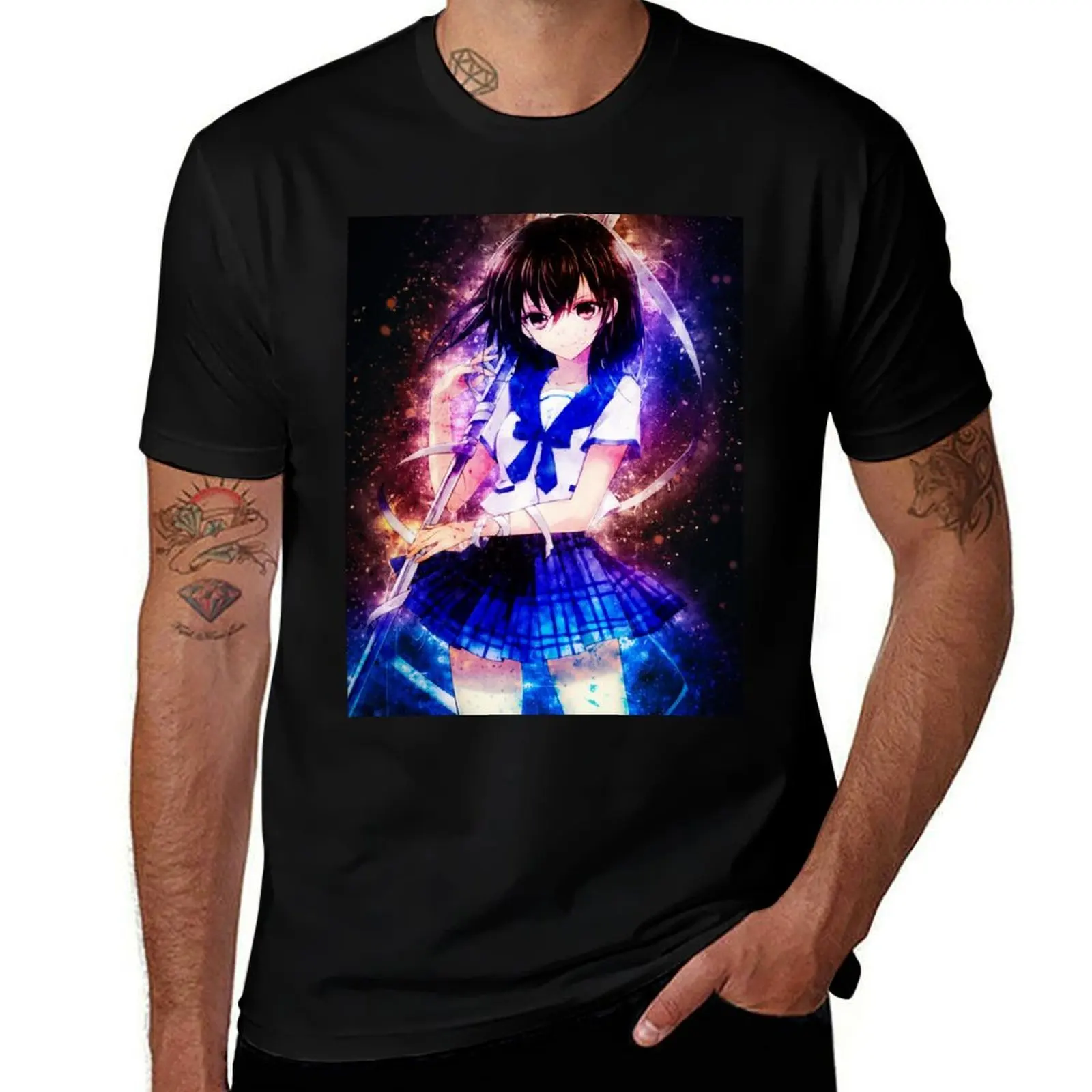 

Yukina Himeragi Strike the Blood T-Shirt Big Size Short Sleeve Casual Top
