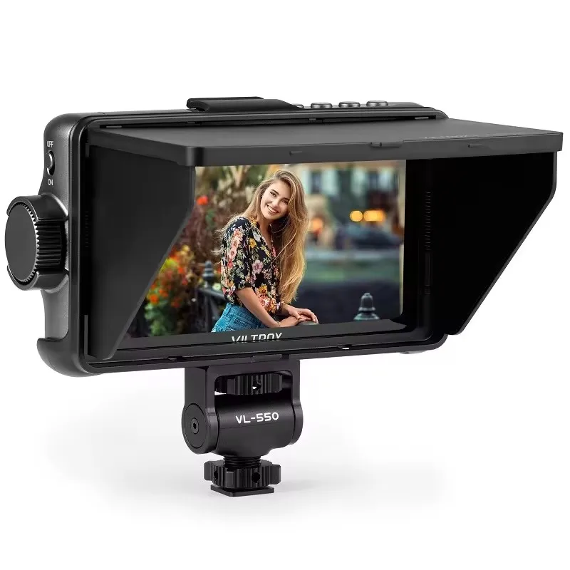 

VILTROX DC-550 5.5 Inch Profissional Camera Monitor 4K 30Hz for HDMI Touch Screen Field 3D LUT Director Studio Monitor 1920x1080