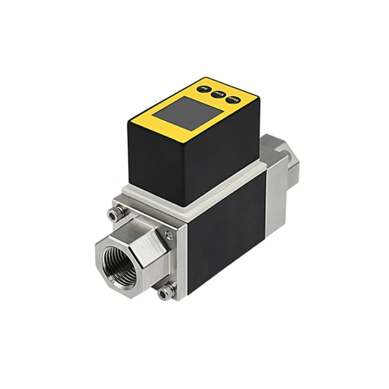 IO-Link Vortex Liquid Flow Sensor Flow Range 2-100SLPM RS485 Protocols