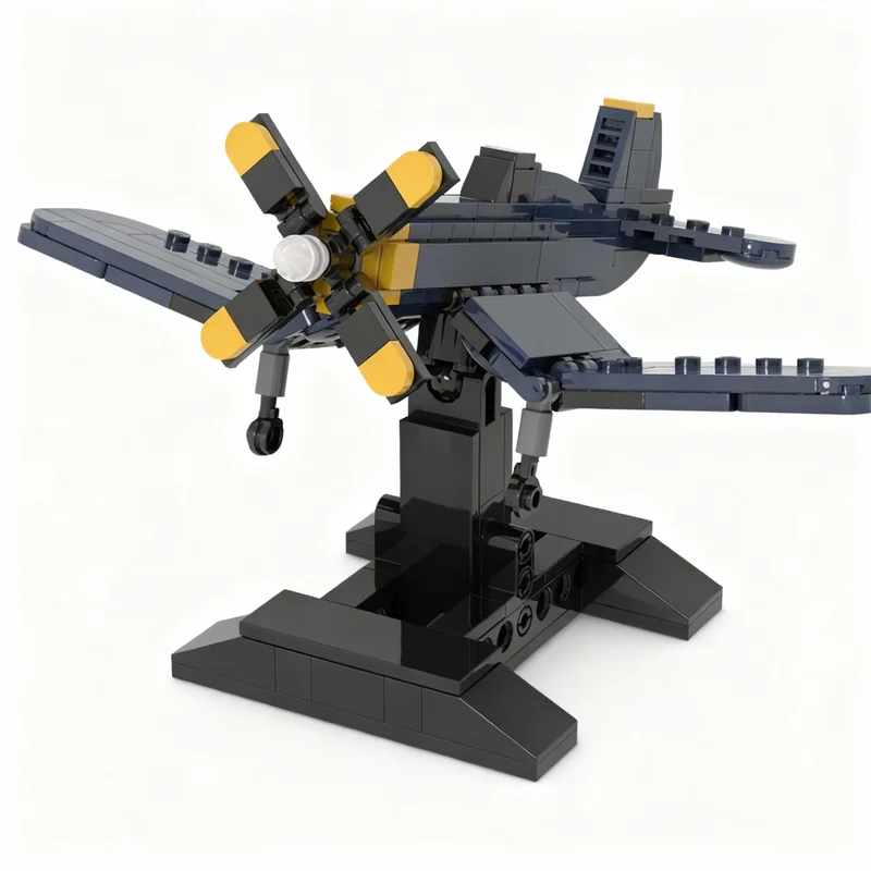 

NEW 215PCS MOC Creative Model F4 U Corsair 1 72 DIY Assembly Building Blocks Display Birthday Gift Collectible Decoration Set