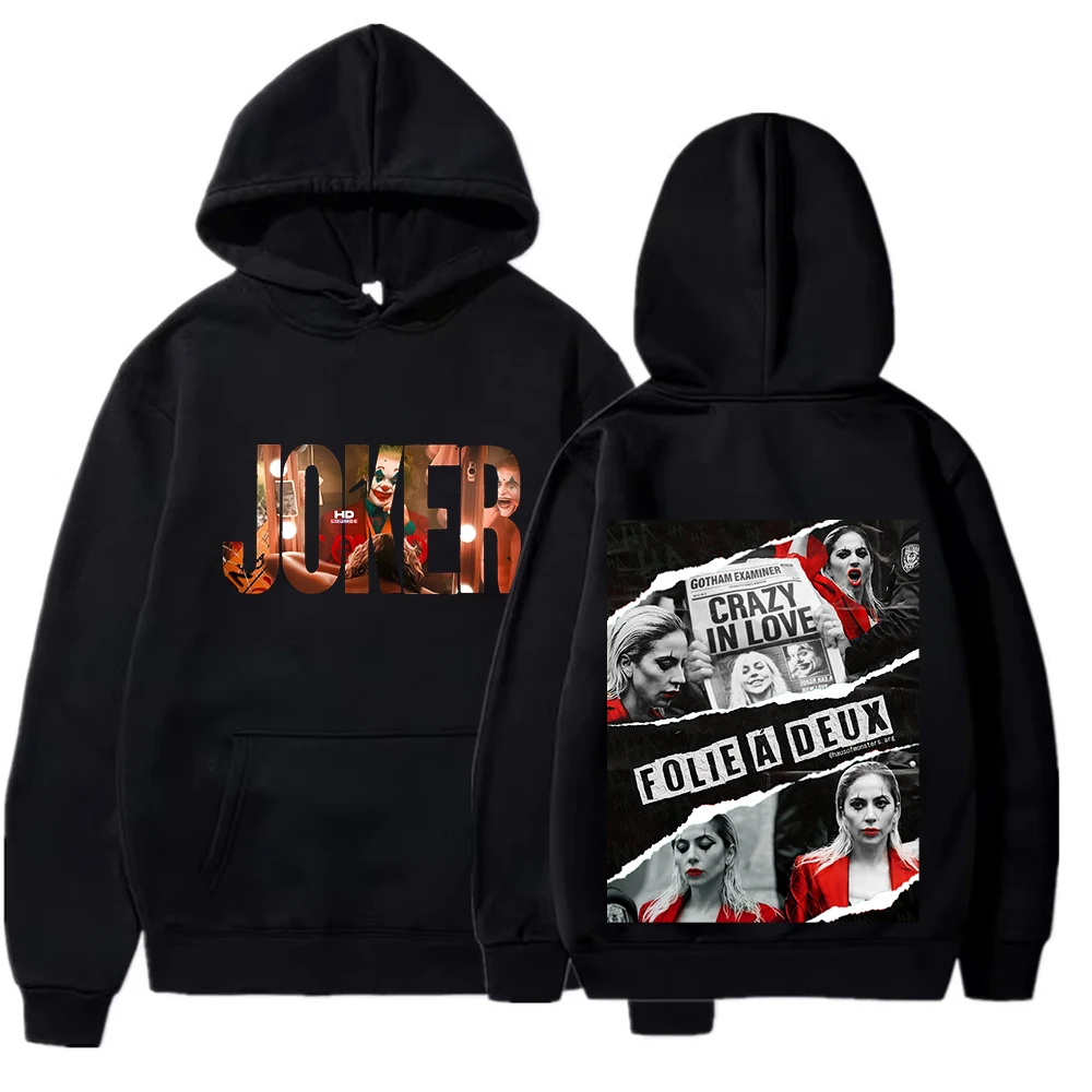 

Jokers Folie A Deux Joaquin Phoenix Cotton Fleece Hoodie Unisex Men Women Child Boy Girl Autumn Hooded Sweater Winter Pullover