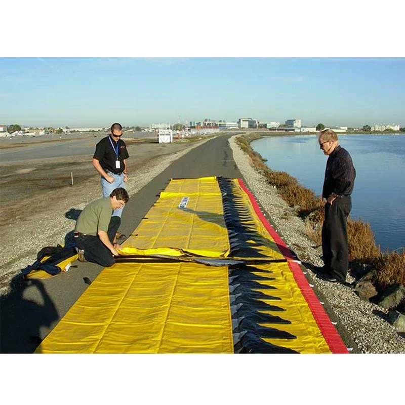 60in x 50ft anti flood Portable Quick Dam Reusable water gate instant flood control barrier