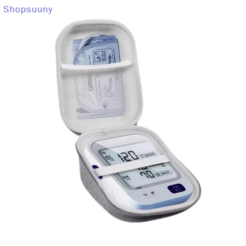 [SU]1Pcs Home Electronic Measurement EVA Blood Pressure Bag Hard Case Storage Bag For Upper Arm Blood Pressure Monitor For [SU]