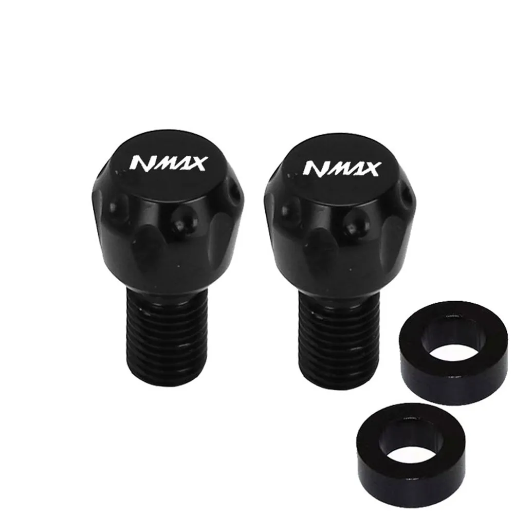 For YAMAHA NMAX155 125 XMAX300 250 Motorcycle CNC Aluminum Anti-Rust Rear View Mirror Hole Plugs Screws Rearview Mirror Holder