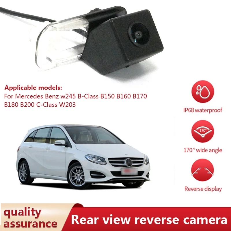 Car Rear View Backup Reverse Camera For Mercedes Benz w245 B-Class B150 B160 B170 B180 B200 C-Class W203 CCD NTSC Waterproof