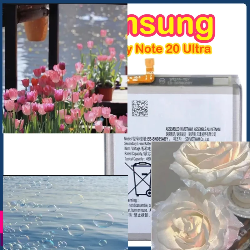 

EB-BN985ABY Сменный аккумулятор 4500 мАч для Samsung Galaxy Note 20 Ultra Note20 Ultra Phone Batteries