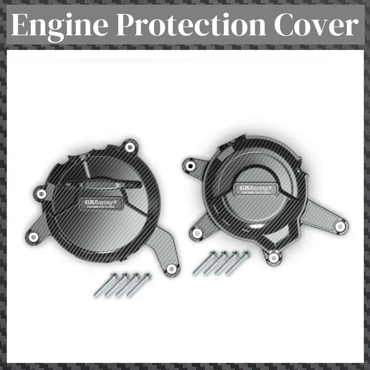 

Suitable for KTM RC 390 2014-2016 DUKE 390 2014-2015 Original High Quality Carbon Fiber Pattern Engine Protective Cover