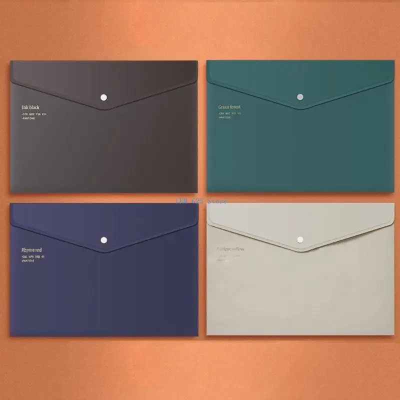 41QA Reusable Letter Size Paper Folder Envelope Folder Color As Random Office Supply