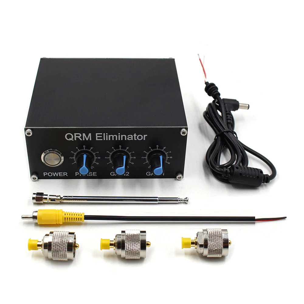 Qrm Eliminator X-Fase Ingebouwde Ptt Controle 1-30 Mhz Hf Band Qrm Eliminator Aluminium Uitzending Apparatuur Radio Eliminator