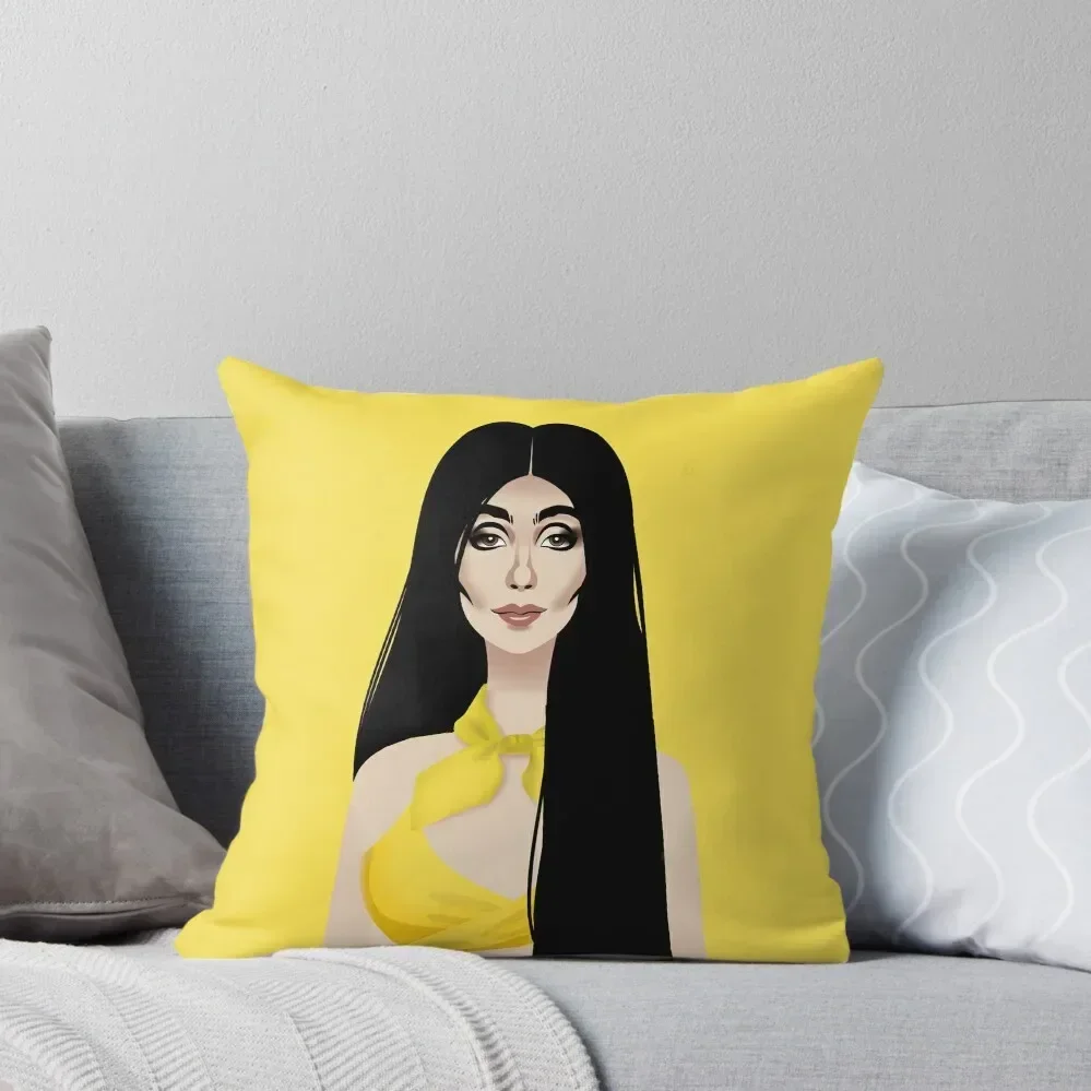 

Cher Throw Pillow Bed pillowcases Cushion Cover Luxury christmas pillowcases Elastic Cover For Sofa pillow