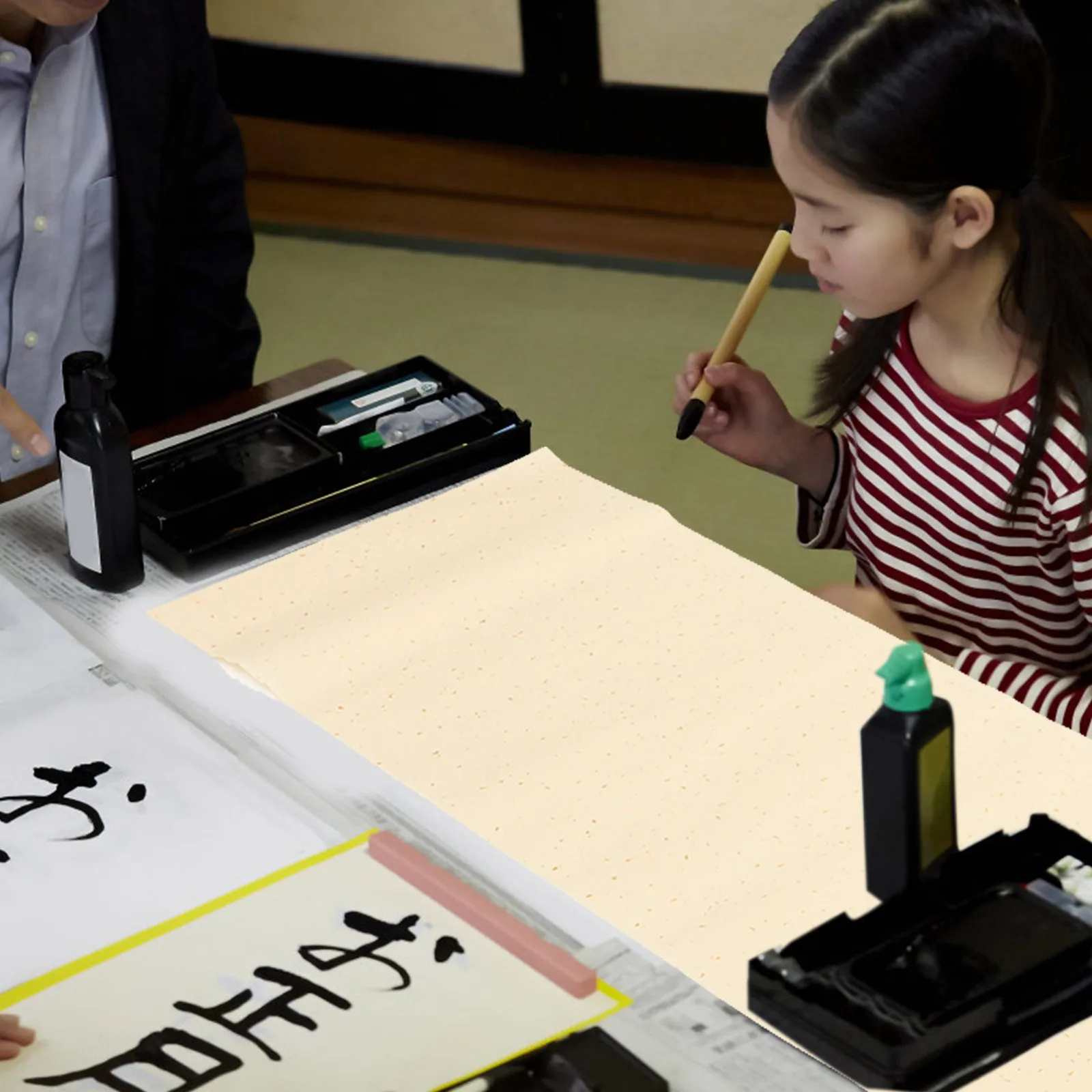 

50pcs Xuan Paper Calligraphy Material Thickened Rice Sumi Sheet For Chinese Painting Writing Brush Practice Smooth Durable