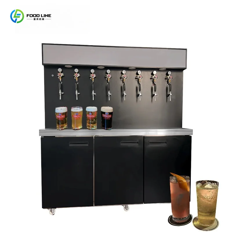 Customized Cooler Tower Beverage Dispenser Hot Sale Draft Beer And Beer Can Cooling Machine - view 2