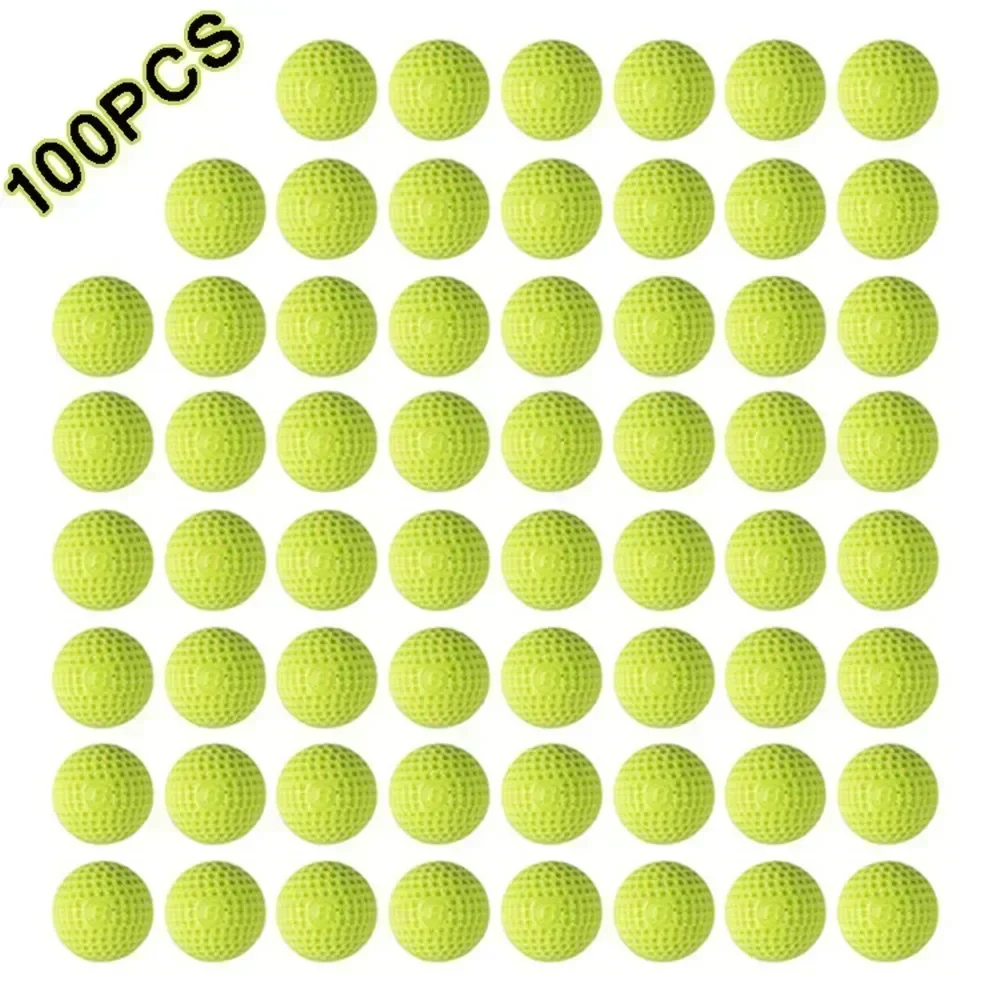 Bola de balas verdes para nerf rival zeus apollo balas brinquedos arma dardos redondos macios para nerf revistas arma brinquedo presente das crianças