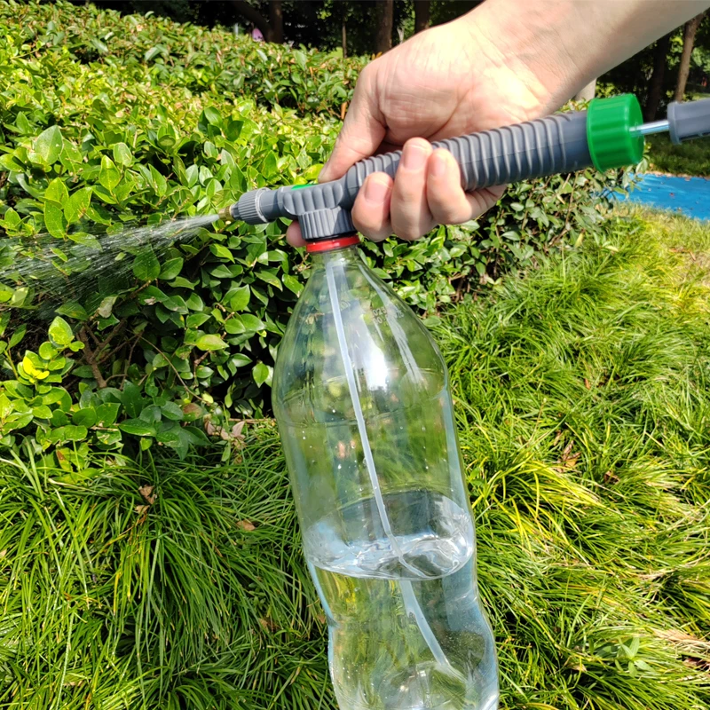 Watering Irrigation High Sprayer Water Pressure Flower Garden Gun Sprayer Head Juice Bottles Interface Plastic Trolley Spray