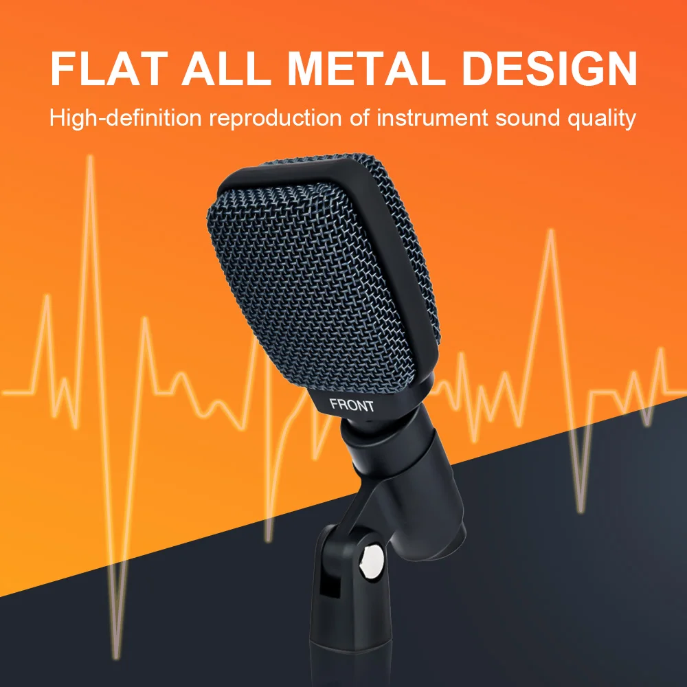 906 supercardioid dynamic instrument microphone with switchable presence filter E906, professional for drum guitar use