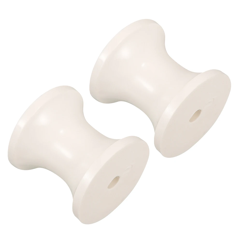 

2pcs Boat Trailer Rollers Plastic Marine Replacement Roller Smooth Rolling Wear Resistant For Yacht Anchor Portable Trailer