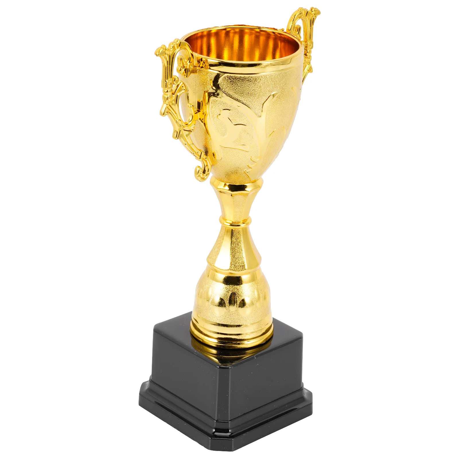 

Plastic Trophy Game Award Ceremony Competition Cups for Kids School Golden Football Smooth Material Sports