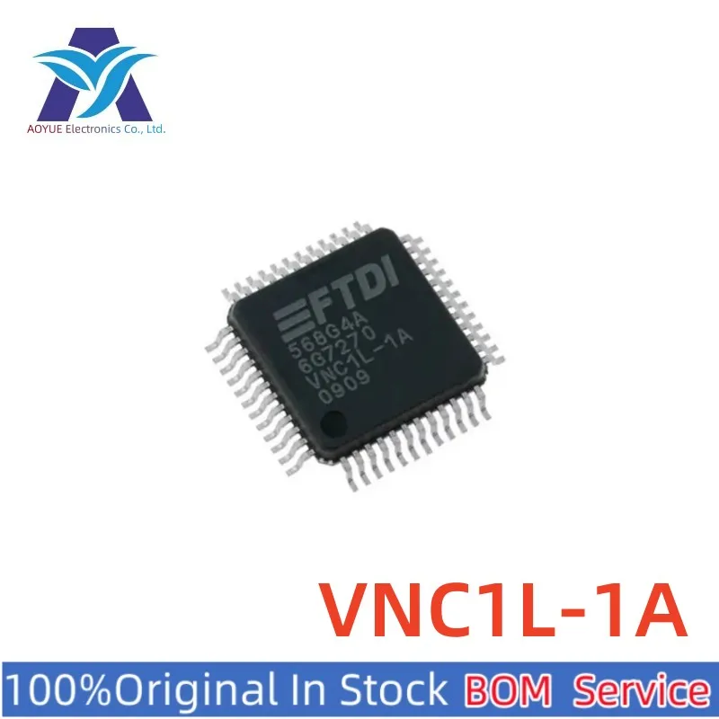 

New Original Stock IC Electronic Component VNC1L-1A VNC1L VNC1L-1 VNC1L-1A-REEL VNC1L-1A-TRAY QFP48 FTDI IC One Stop BOM Service